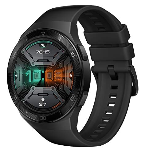 HUAWEI Watch GT 2e Smartwatch (46mm AMOLED Touchscreen,SpO2-Monitoring,Herzfrequenz-Messung,Musik Wiedergabe,GPS,Fitness Tracker,5ATM...