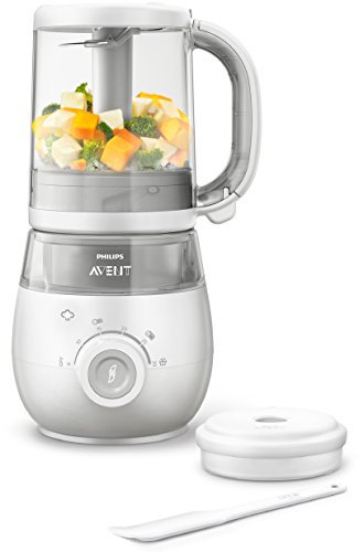 Philips AVENT SCF875/02 4-in-1 Babynahrungszubereiter (Dampfgarer und Mixer)