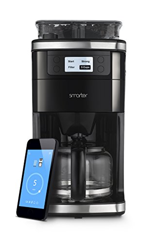 Smarter SMC10EU Coffee - Wifi Kaffeemaschine mit Mahlwerk und mit EU-Stecker