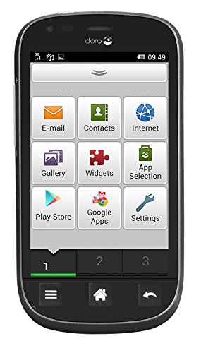 Doro Liberto 810 Smartphone mit 4' (10,16 cm) Touchscreen (einfache und leicht verständliche Benutzeroberfläche)
